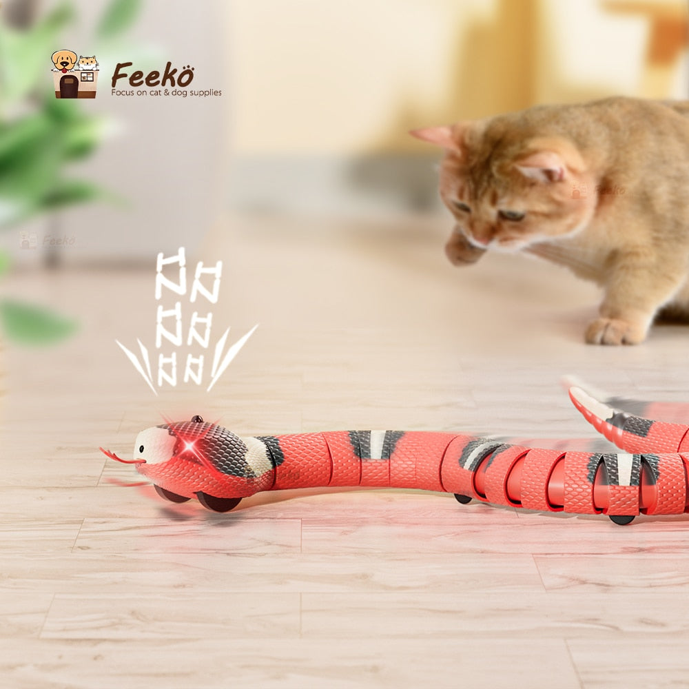 Smart Sensing Interactive Snake Toy for Cats, Automático, Eletrônico, USB,  Recarregável, Teasering, Jogar, Pet, Gatinho, Cão